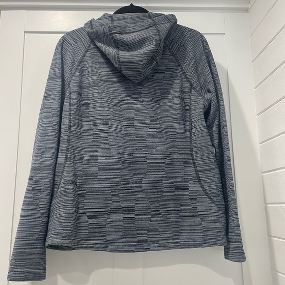 The North Face Gray Striped Hoodie - Picture 2 of 4
